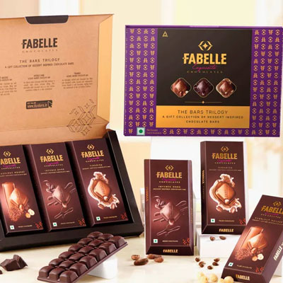 "ITC Kakatiya  The Bars Trilogy - Gift Pack with 3 chocolate bars - Click here to View more details about this Product